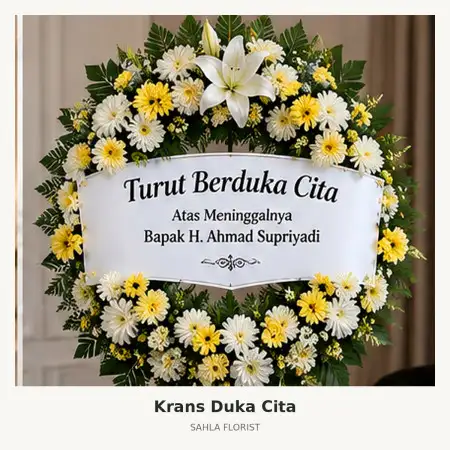 Krans Bunga Duka Palangkaraya
